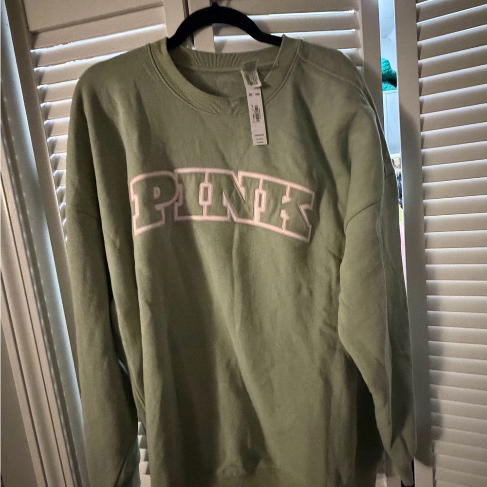 PINK Victoria's Secret Olive Sweatshirt